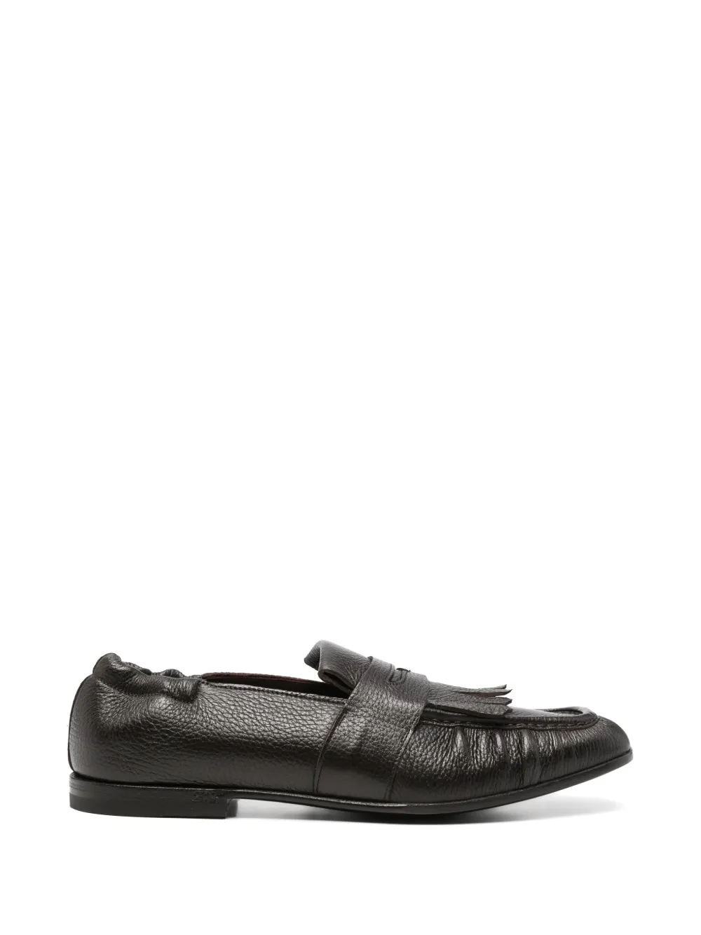 Spina fringed-detail loafers - Marrone