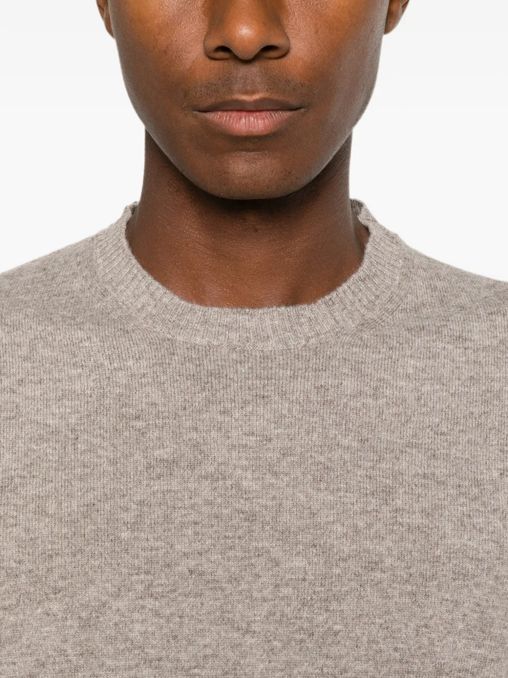Fedeli Trui met hoge hals Beige