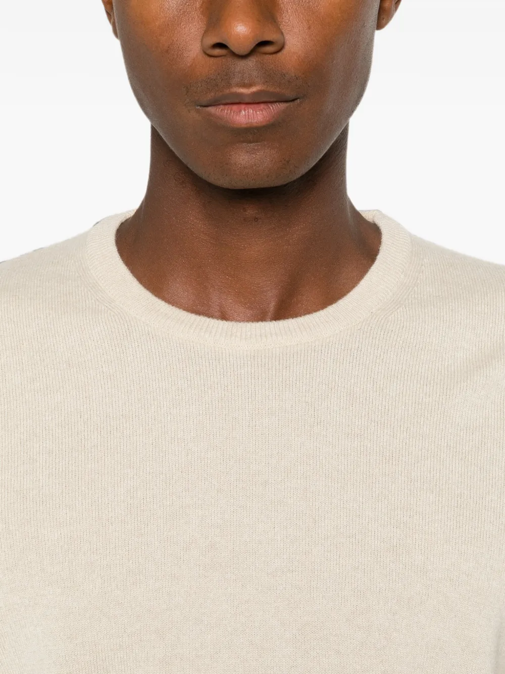 Fedeli Trui met hoge hals Beige