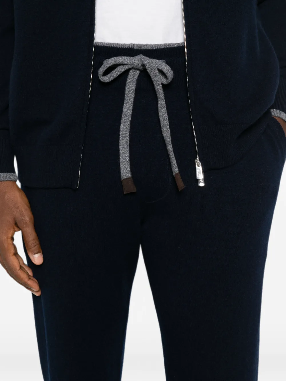 Fedeli Davis trainingsbroek met trekkoord Blauw