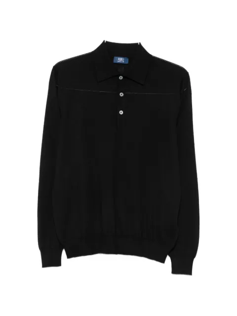 Fedeli long-sleeve polo sweater