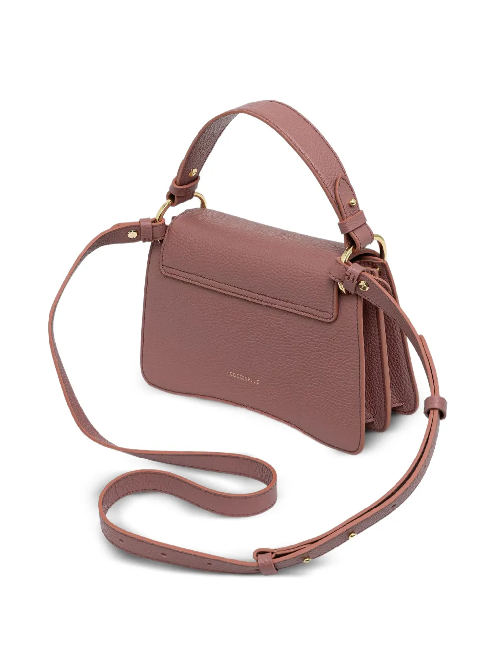 Coccinelle Crossbodytas met logoplakkaat Roze