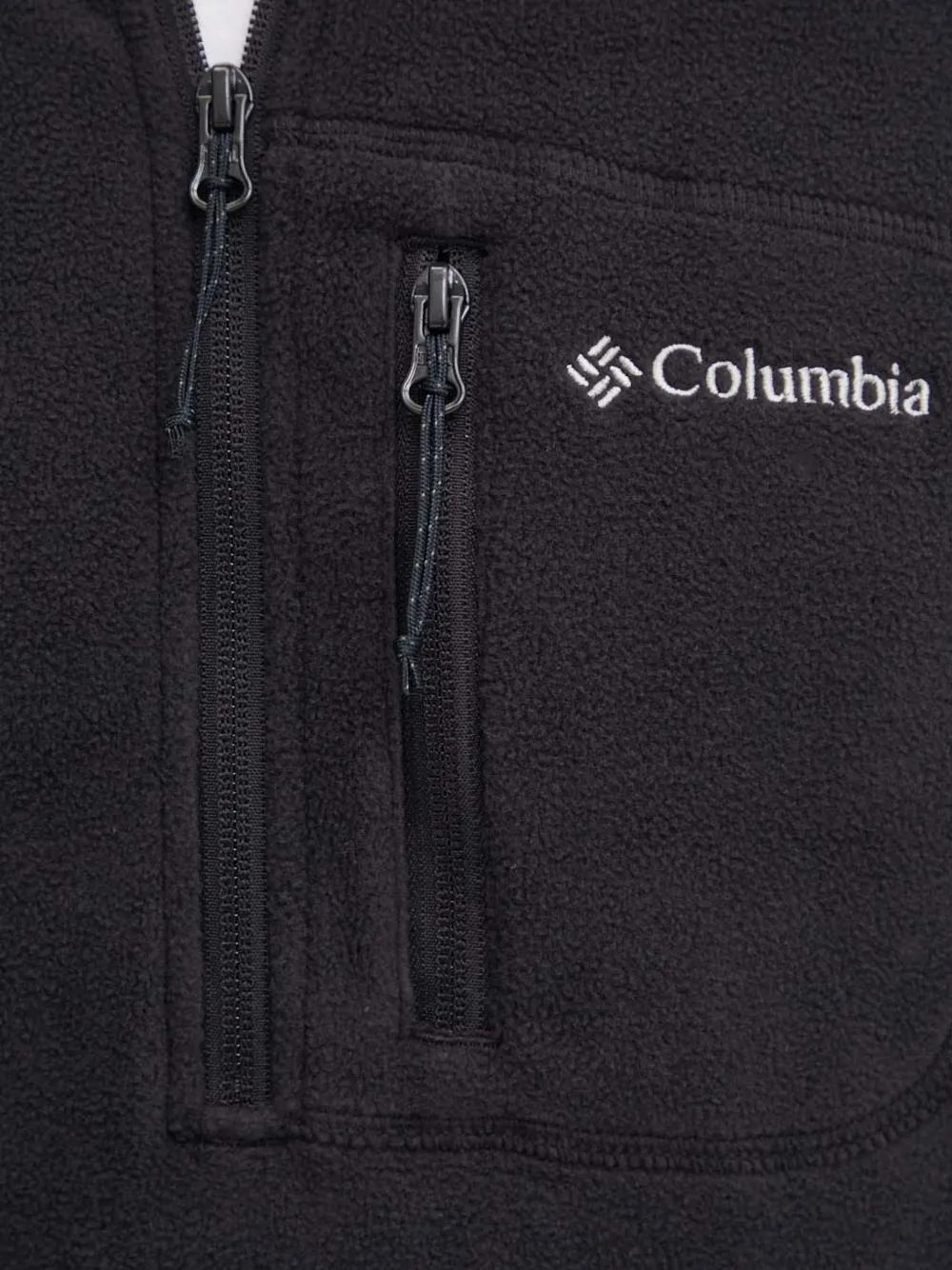 Columbia Trek III fleece trui met kwartrits Zwart