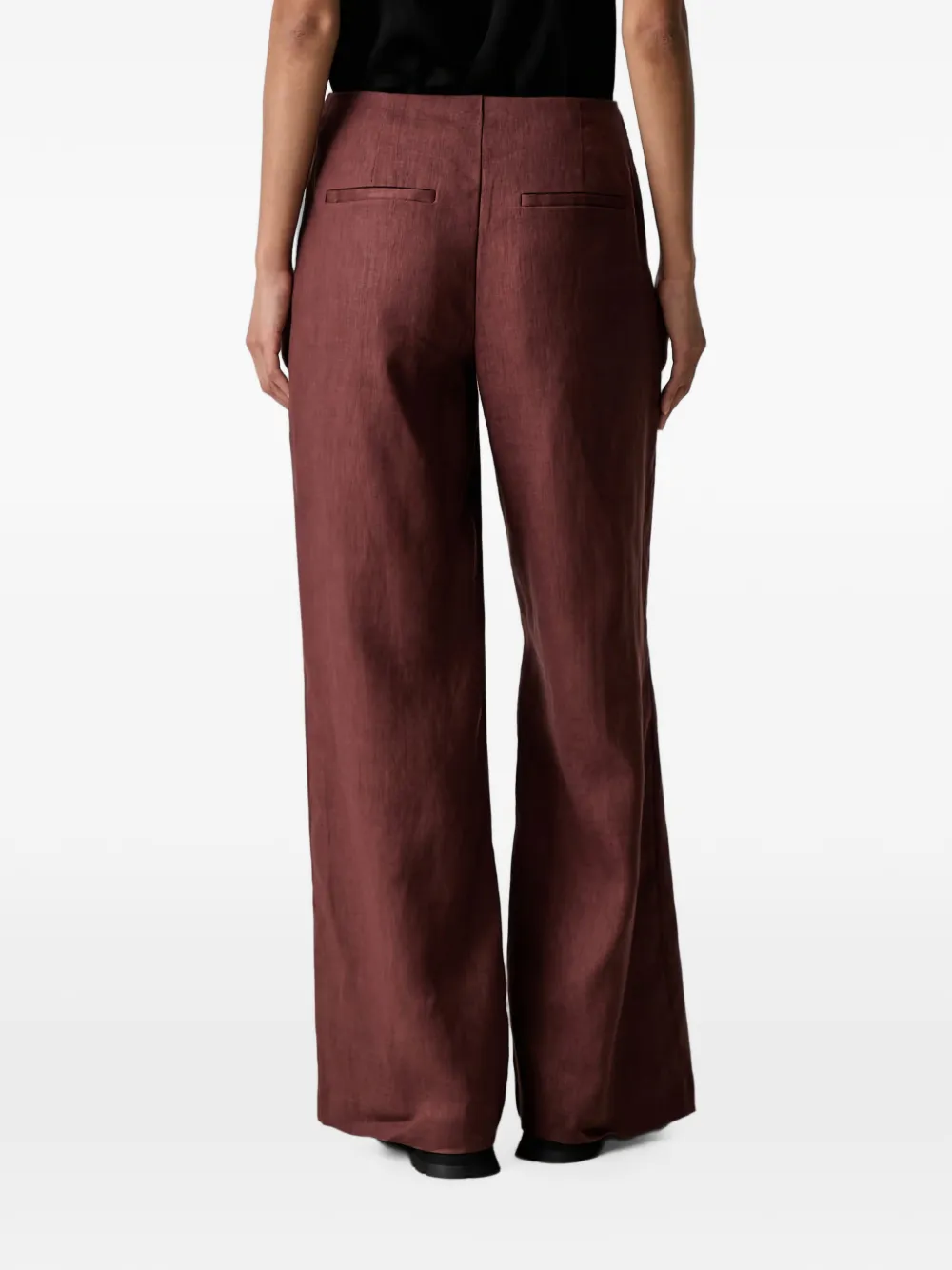 Bardot Domenica broek met wijde pijpen Bruin