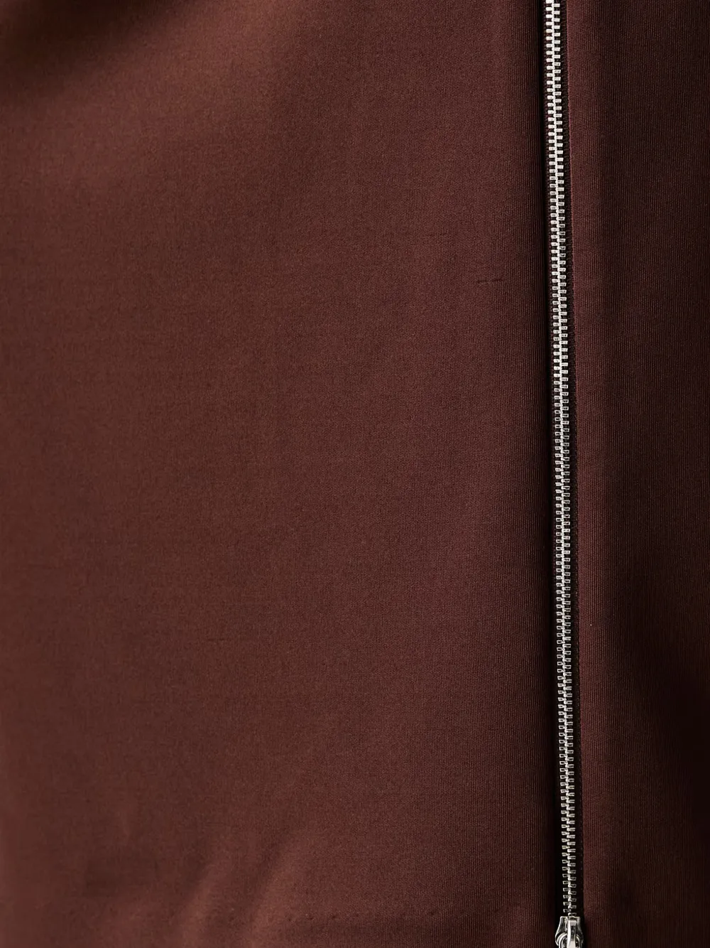 DKNY Mini-jurk met ritsdetail en ruches Bruin