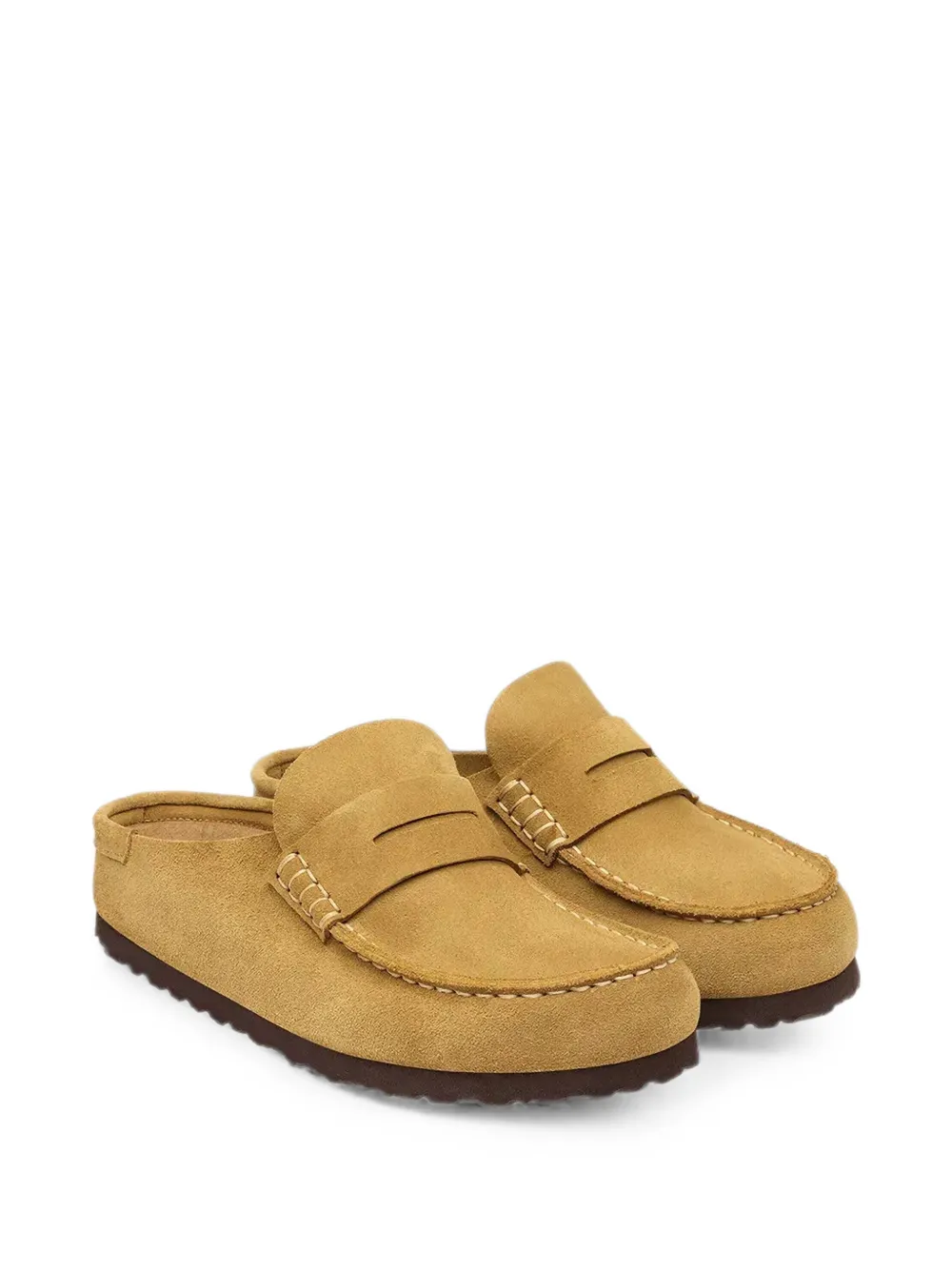 Birkenstock Naples wrapped clogs Beige