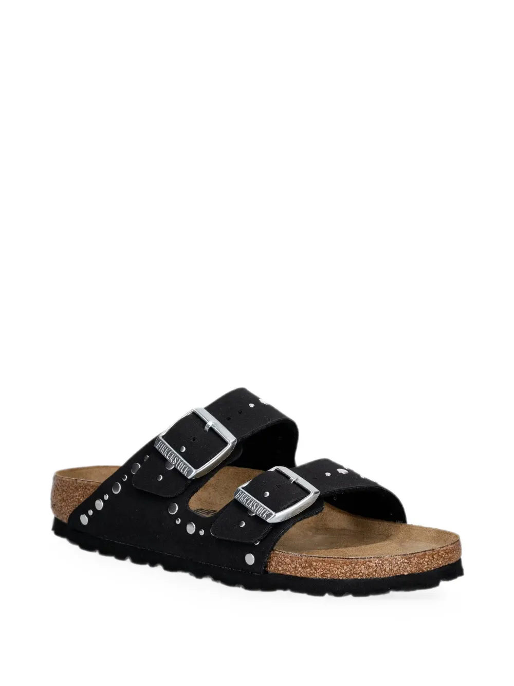 Birkenstock Kids Sandali Arizona Rivet Border con fibbia - Nero