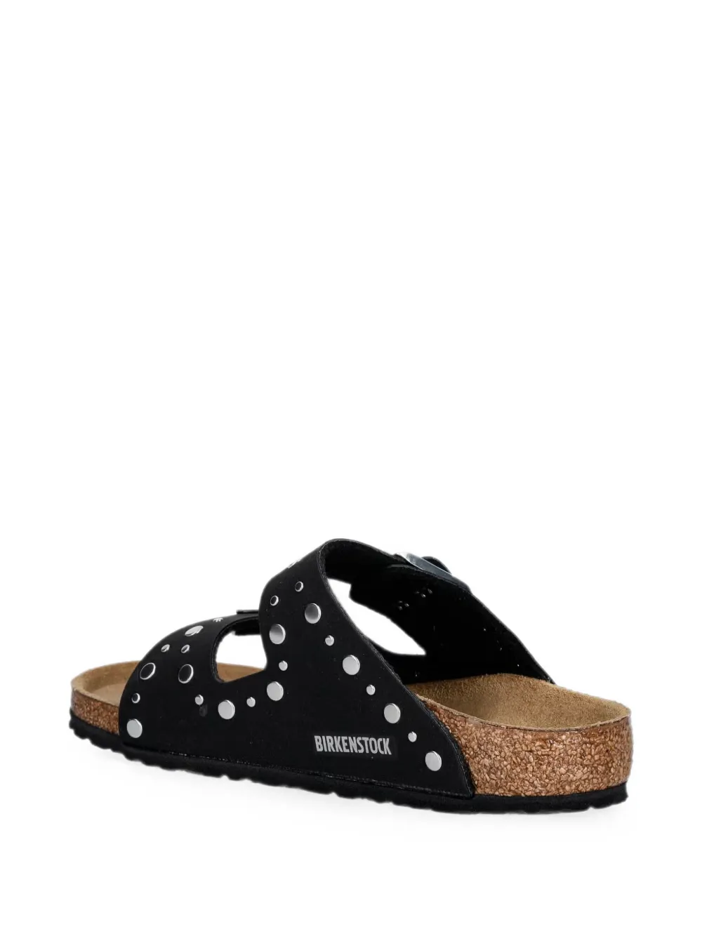 Birkenstock Kids Arizona Rivet Border stud-embellished buckle-fastening sandals Zwart