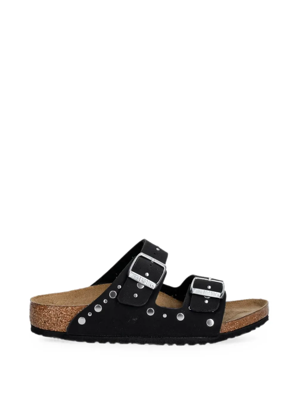 Birkenstock Kids Arizona Rivet Border stud-embellished buckle-fastening sandals Zwart
