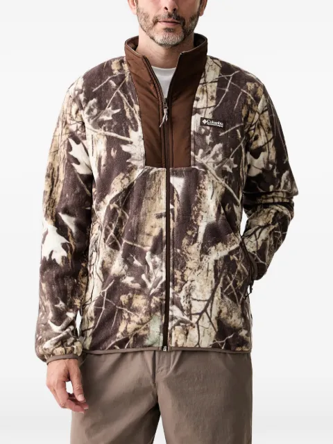 Columbia Sequoia Grove camouflage-print zip-up sweater