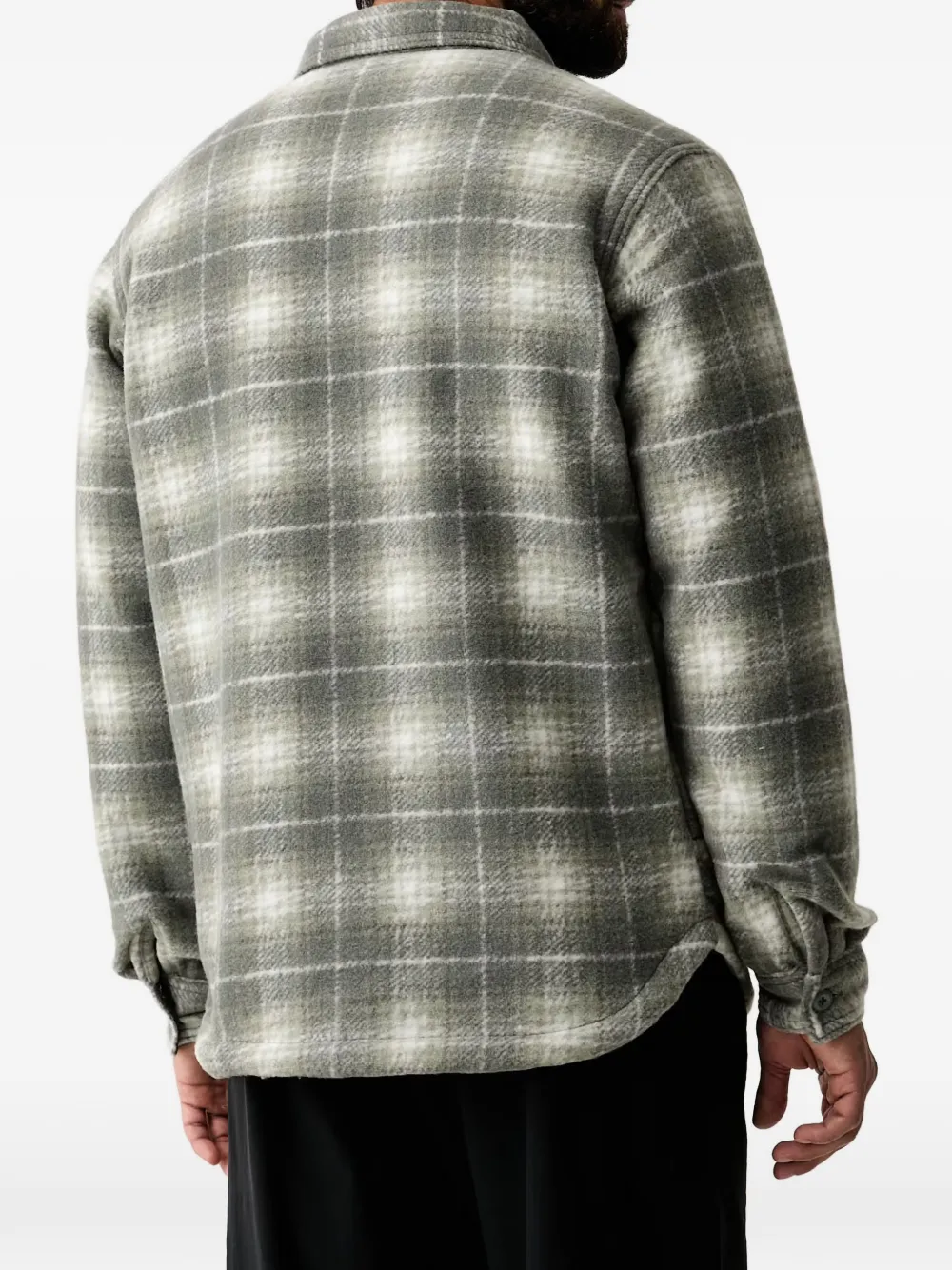 Columbia Hunter Arch geruit fleece jack Groen