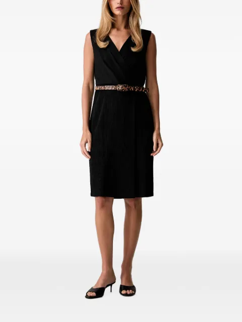 DKNY Abito midi plissé con cintura