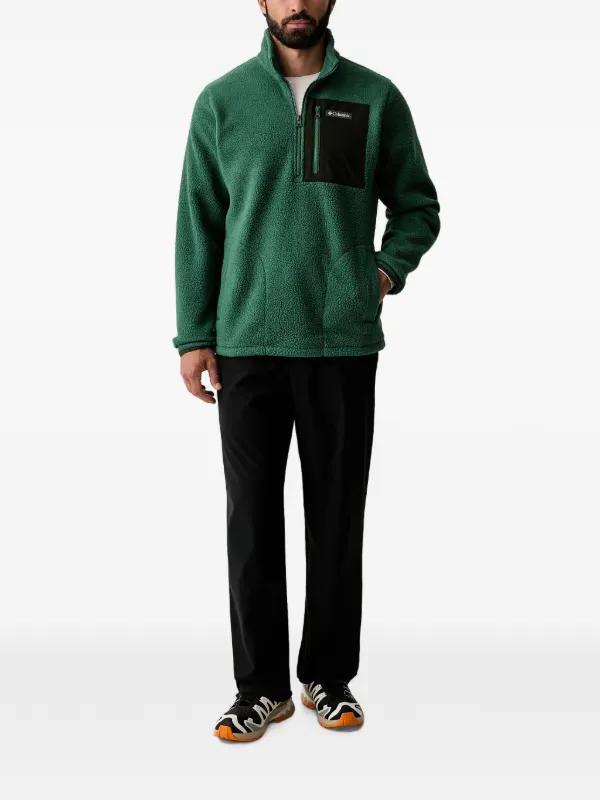 Columbia Jasper Ridge Fleece quarter-zip Sweatshirt | Green | FARFETCH