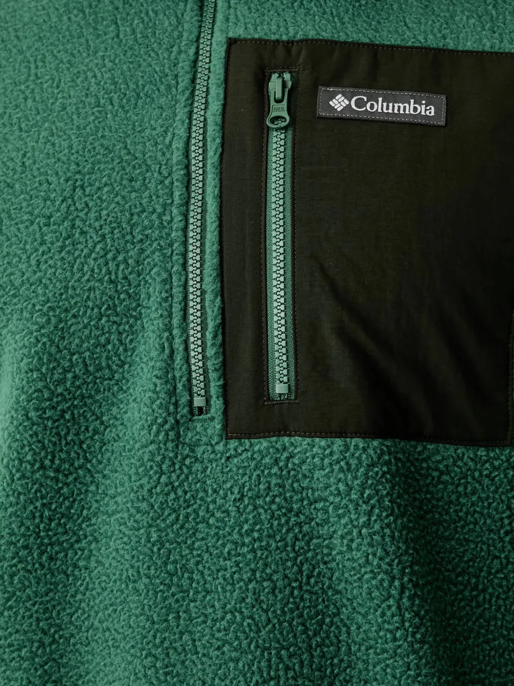 Columbia Jasper Ridge fleece sweater met kwartrits Groen