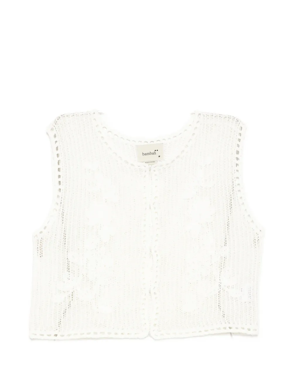 Bambah crochet vest - Weiß