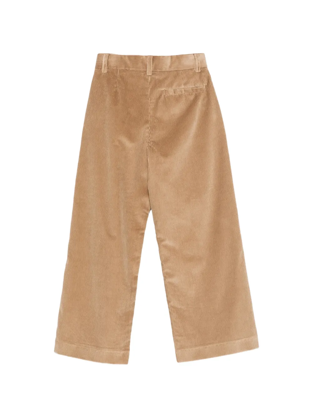 Fendi Kids Ribfluwelen broek met Baguette-zak Beige