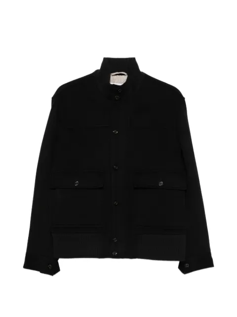 Lardini button-up bomber coat
