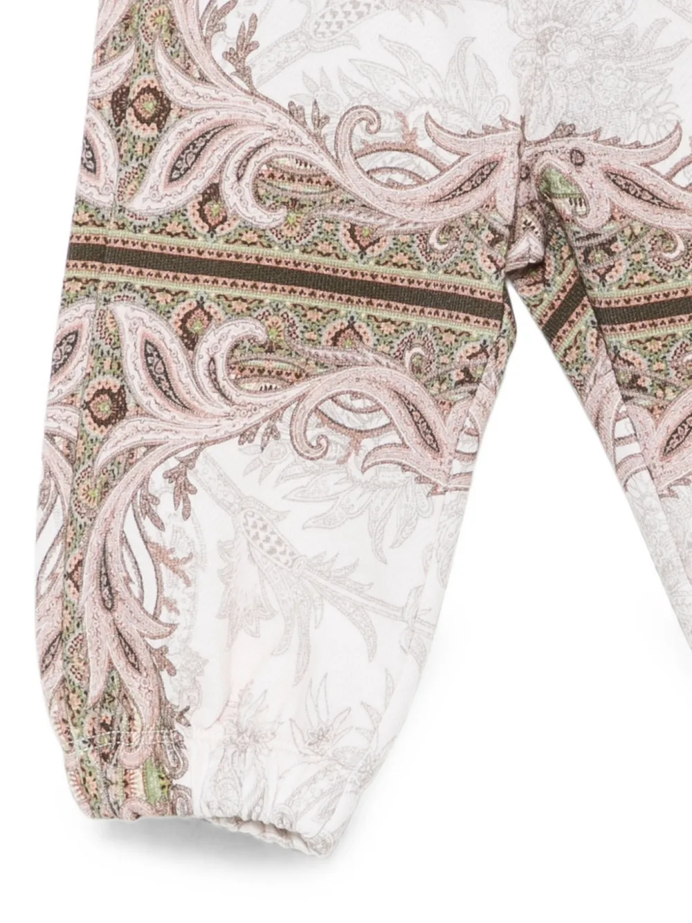 ETRO KIDS Trainingsbroek met paisley-print Beige