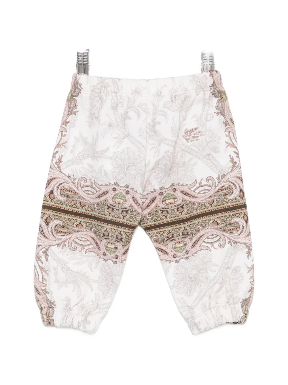 ETRO KIDS Trainingsbroek met paisley-print Beige