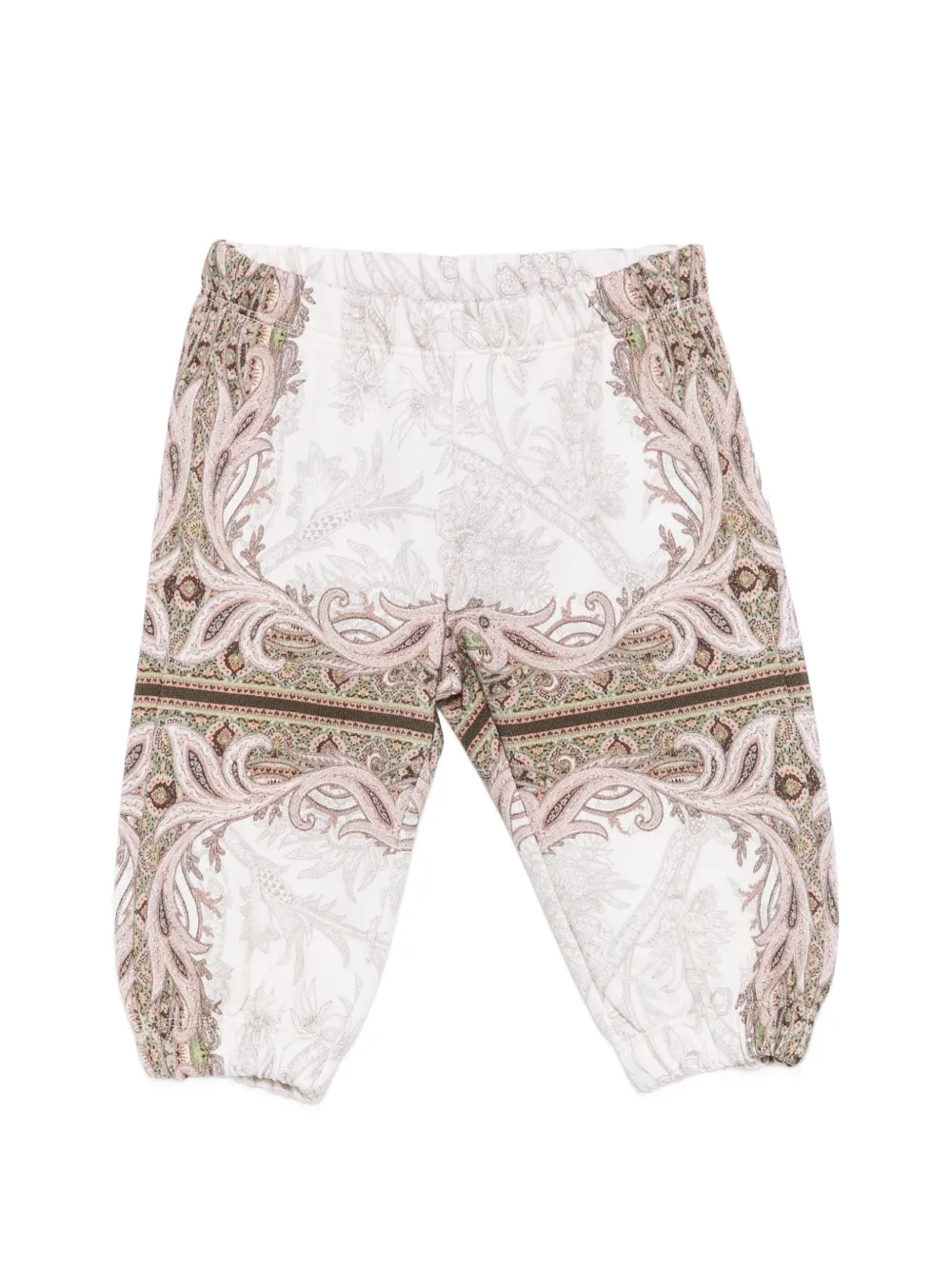ETRO KIDS paisley-print track pants - Toni neutri