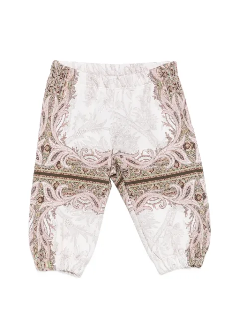 ETRO KIDS pantalones de chándal con estampado de cachemira