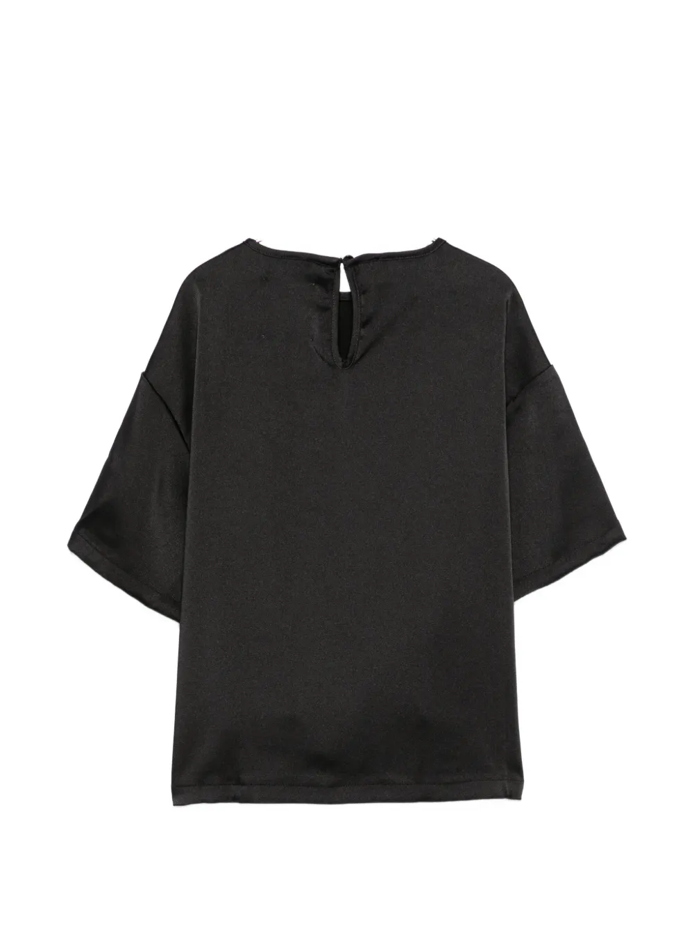 Douuod Kids T-shirt met verlaagde schouders Zwart
