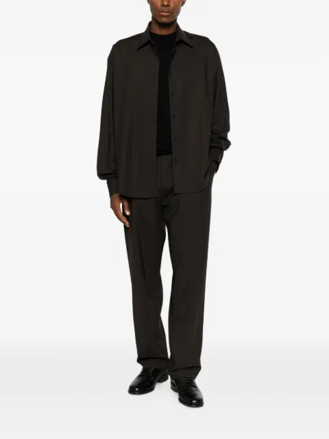 Spina elasticated-waistband tailored trousers