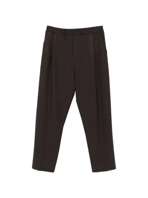 Spina elasticated-waistband tailored trousers