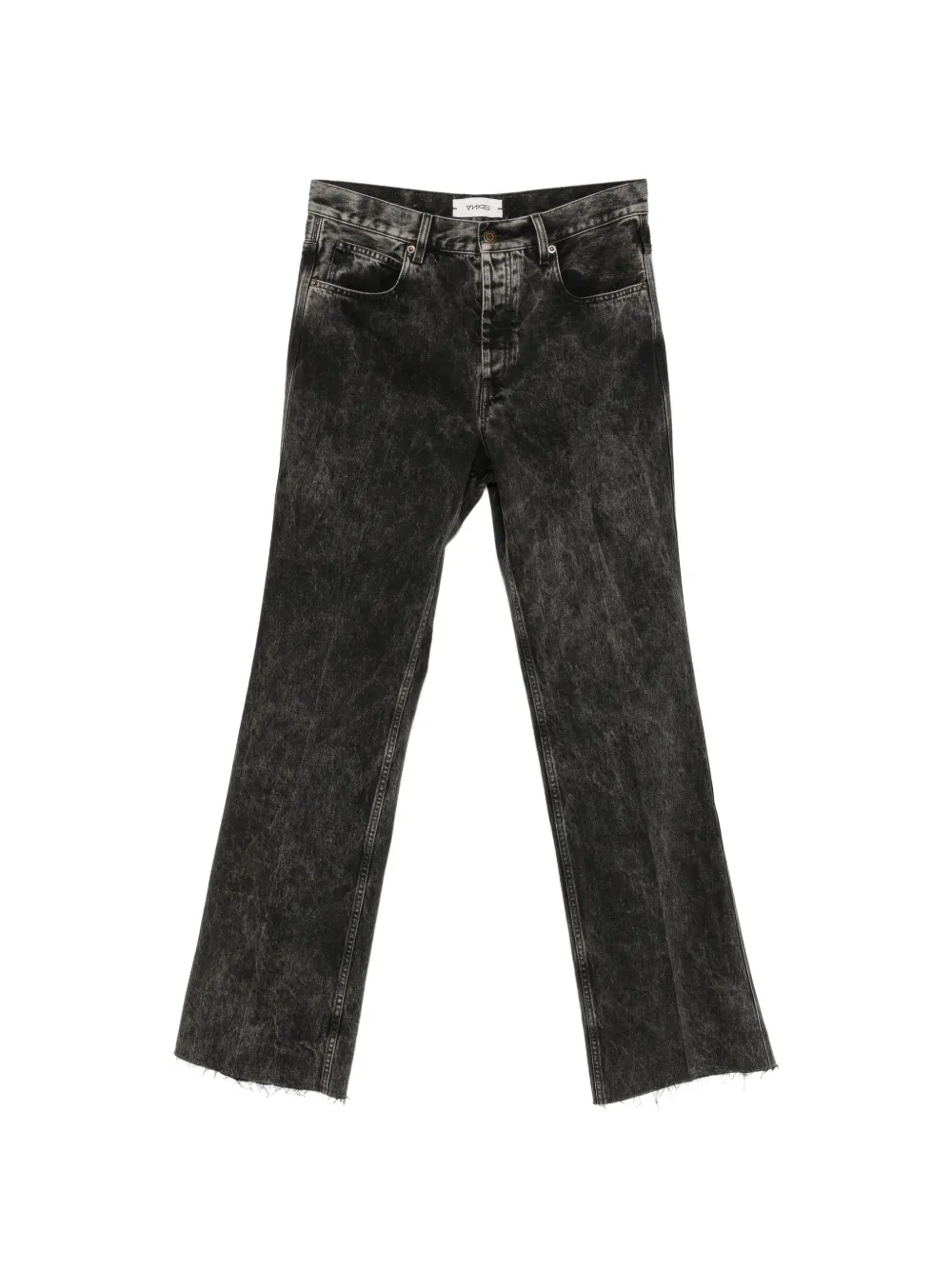 Spina acid-wash flared jeans - Grau