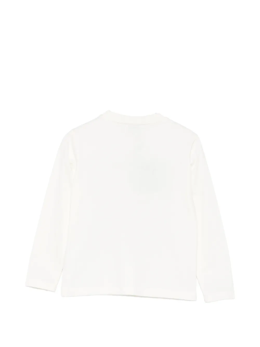 ETRO KIDS T-shirt met paisley-print en lange mouwen Wit