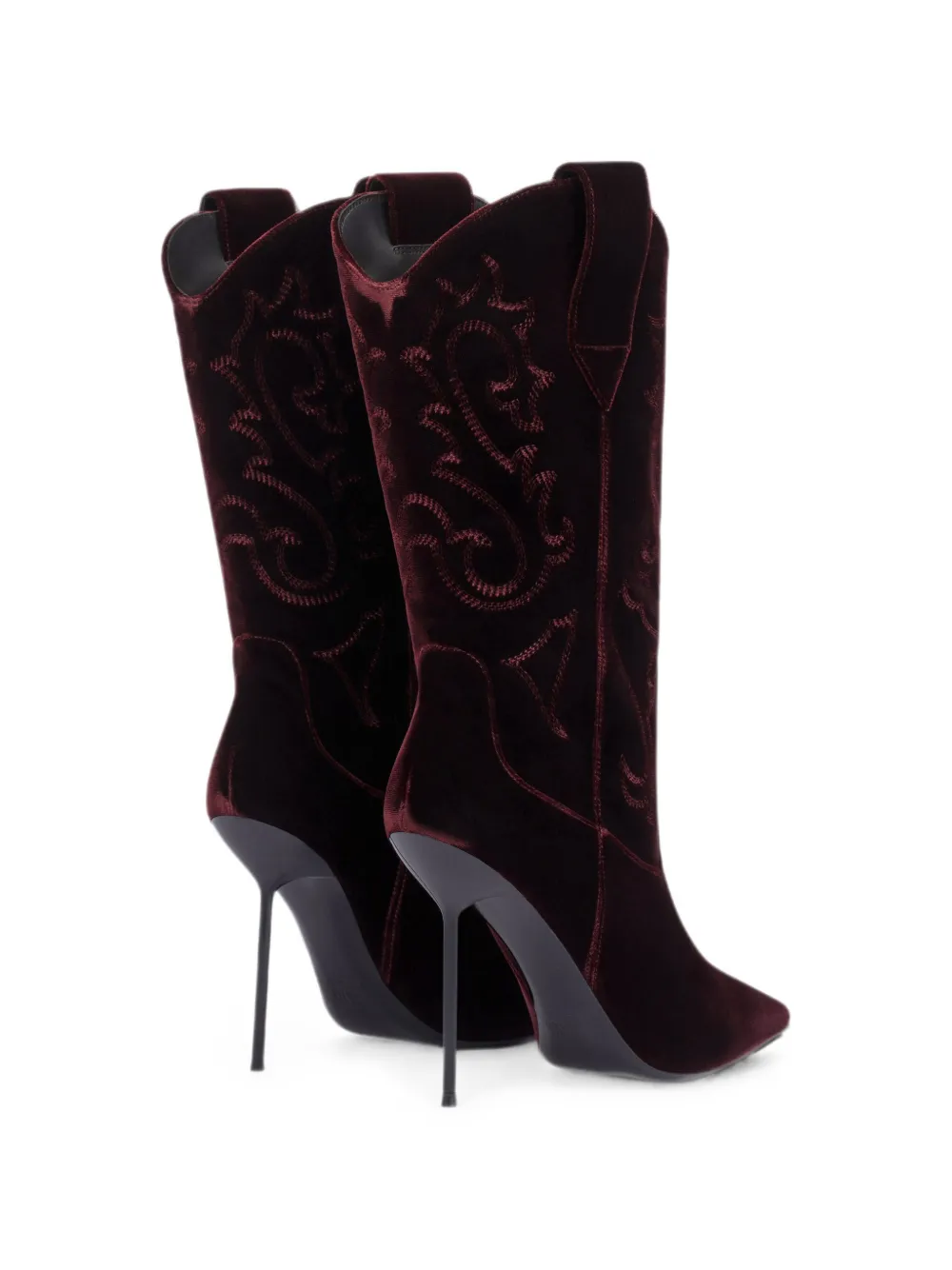 Paris Texas Lidia 105 heeled cowboy boots Rood