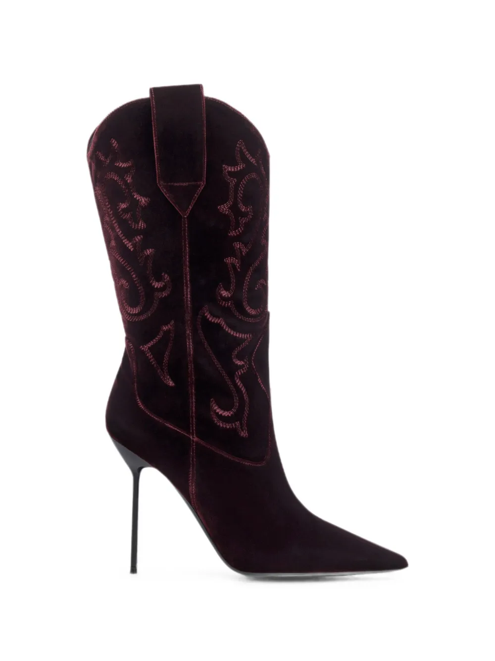 Paris Texas Lidia 105 heeled cowboy boots Rood