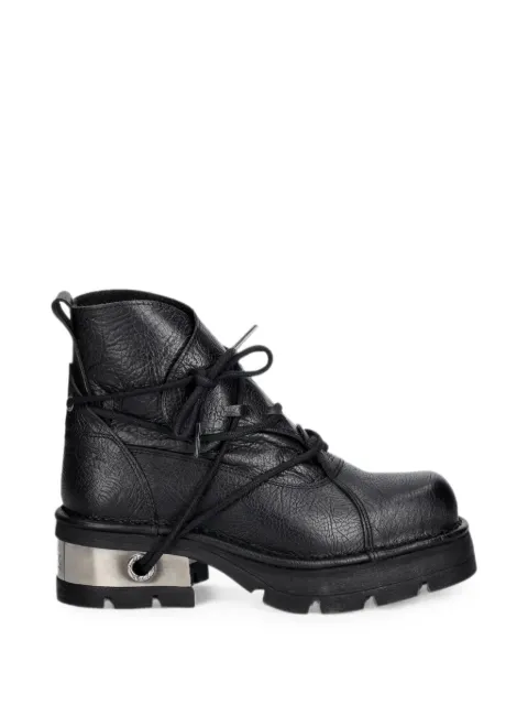 NEW ROCK Metallic platform boots