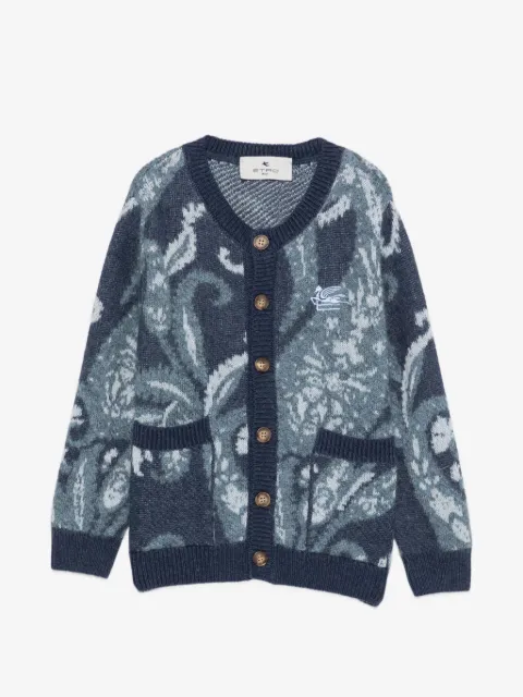 ETRO KIDS paisley-print cardigan