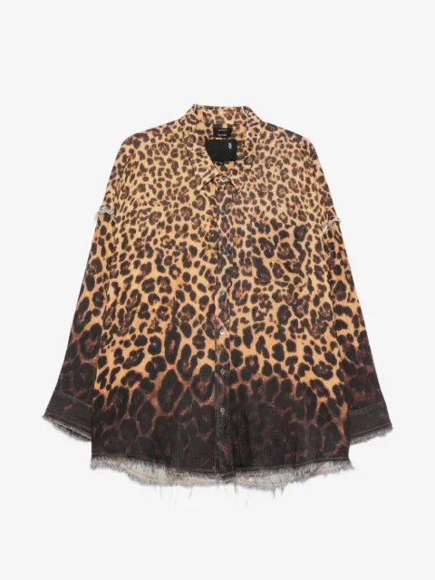 R13 leopard-print shirt