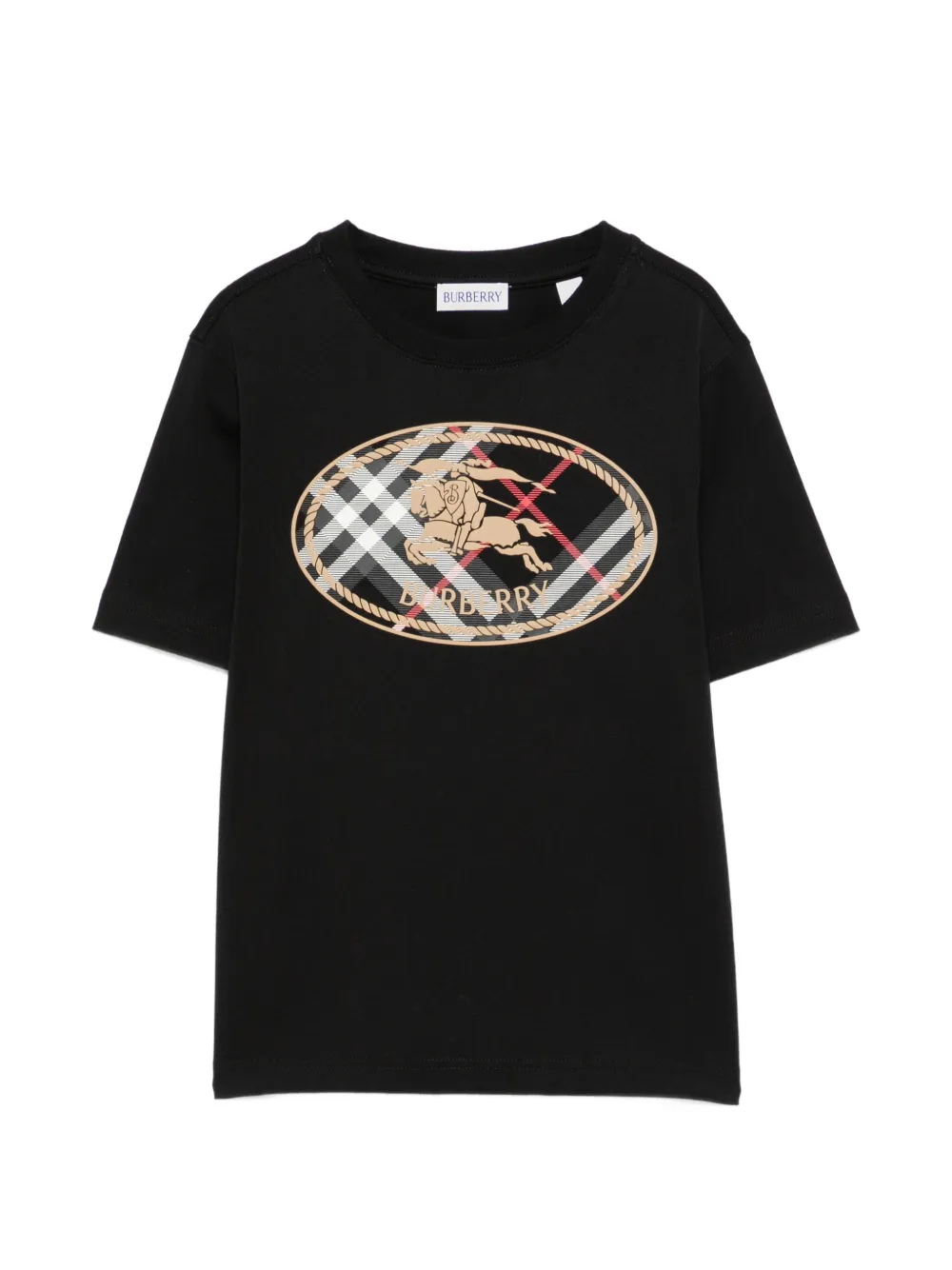 Burberry Kids logo-print cotton T-shirt - Nero