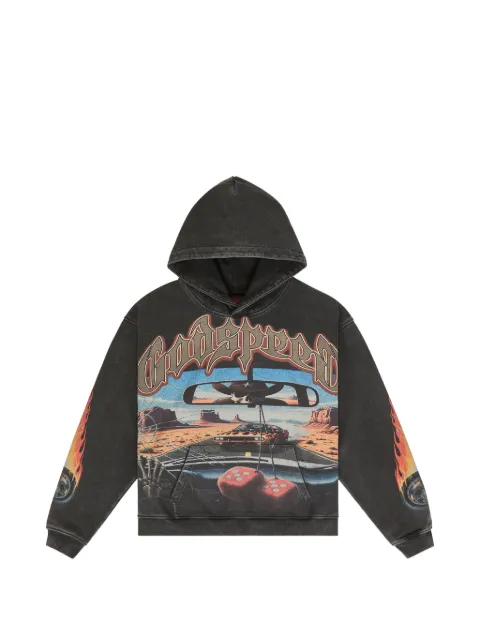 GODSPEED graphic-print On The Run hoodie