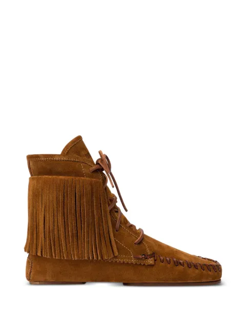 Paris Texas Indiana fringed ankle boots