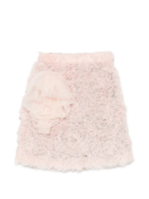 Douuod Kids ruffled tulle-detail skirt