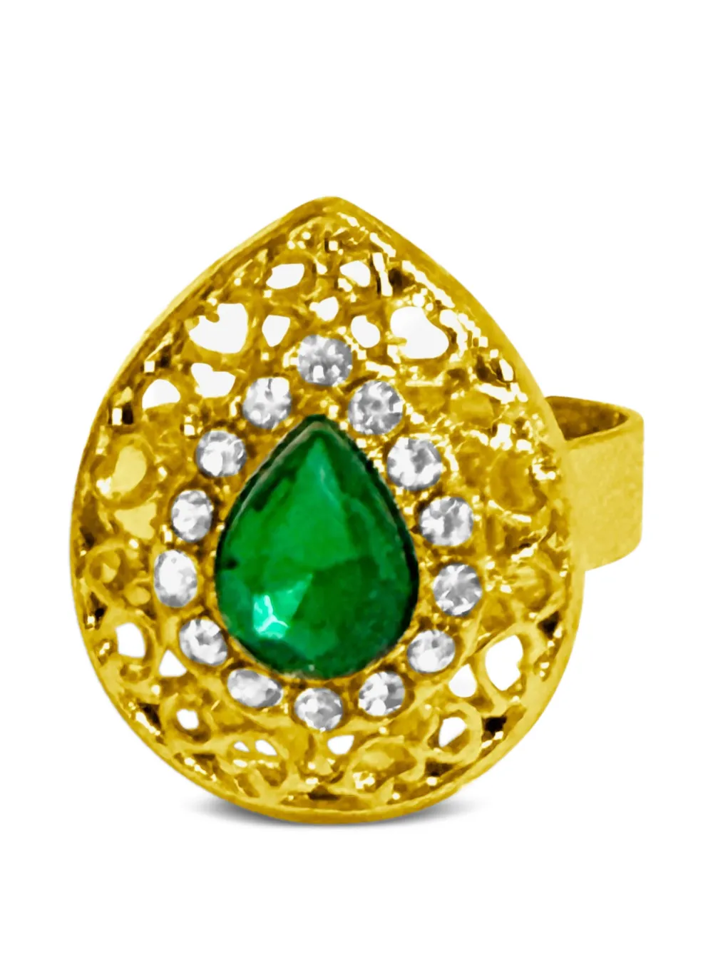 HZMER JEWELLERY Anello Roop Rang - Oro