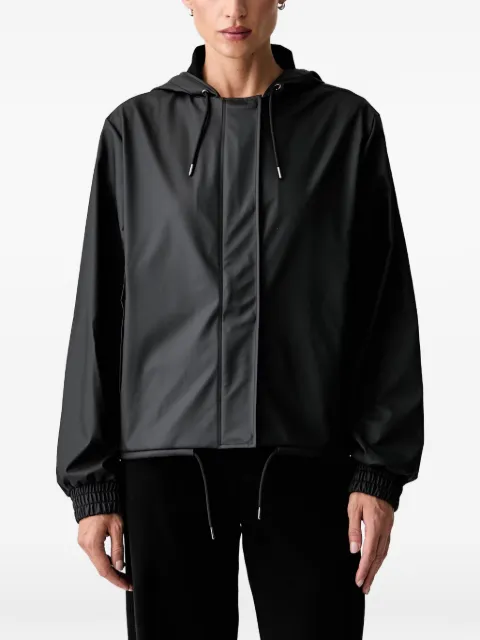 Rains hooded drawstring jacket