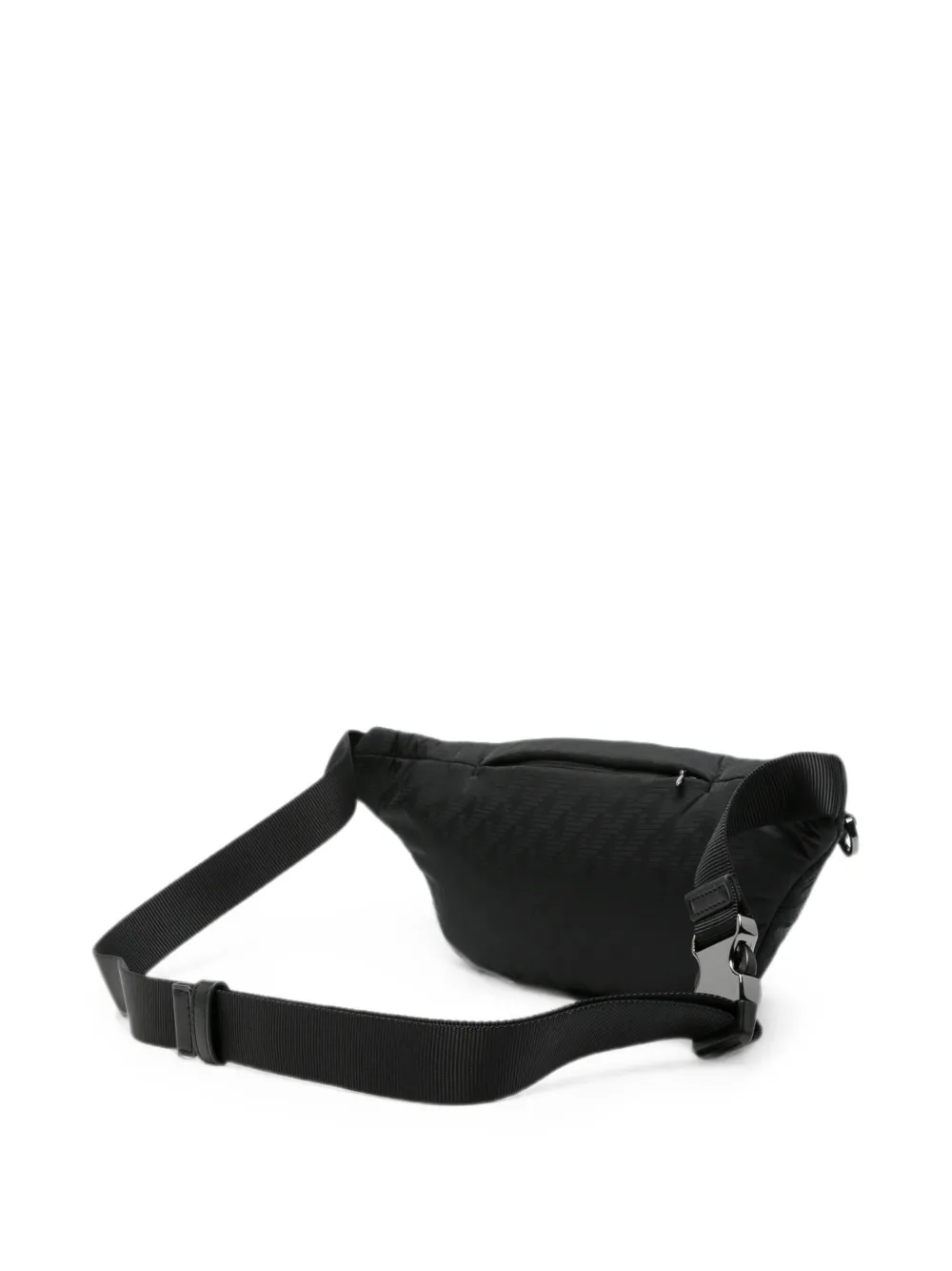 Emporio Armani Heuptas met logoplakkaat en monogram Zwart