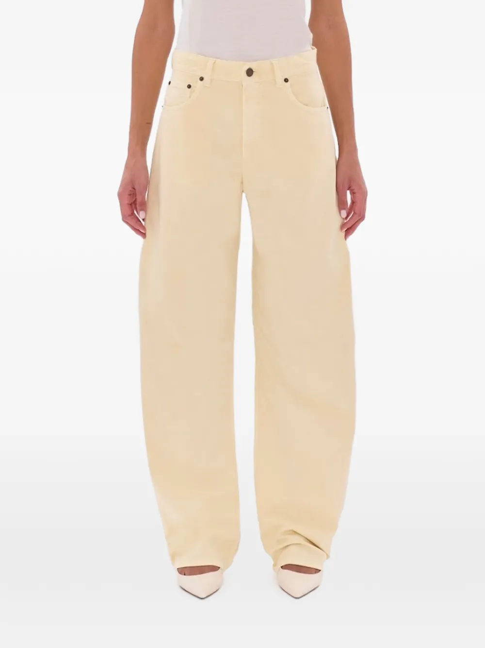 Haikure Bethany boyfriend-fitted trousers - Giallo