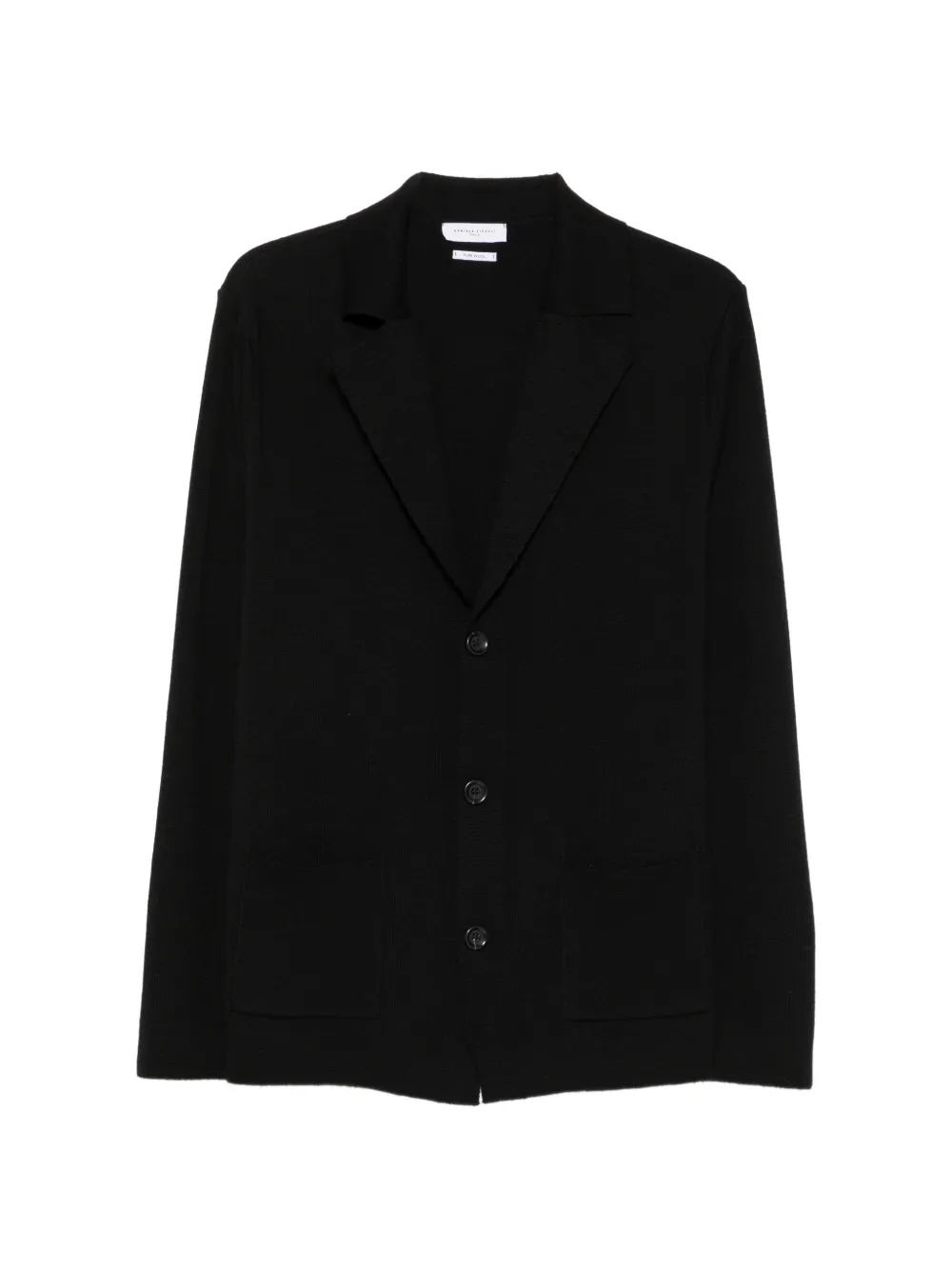 Daniele Fiesoli Cardigan mit aufgesetzter Tasche - Schwarz
