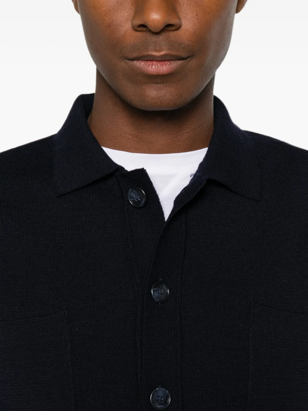 Daniele Fiesoli Button-up vest Blauw