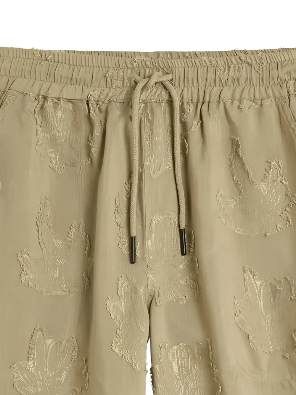 OAS Company Palmoza Nicola shorts met trekkoord Bruin