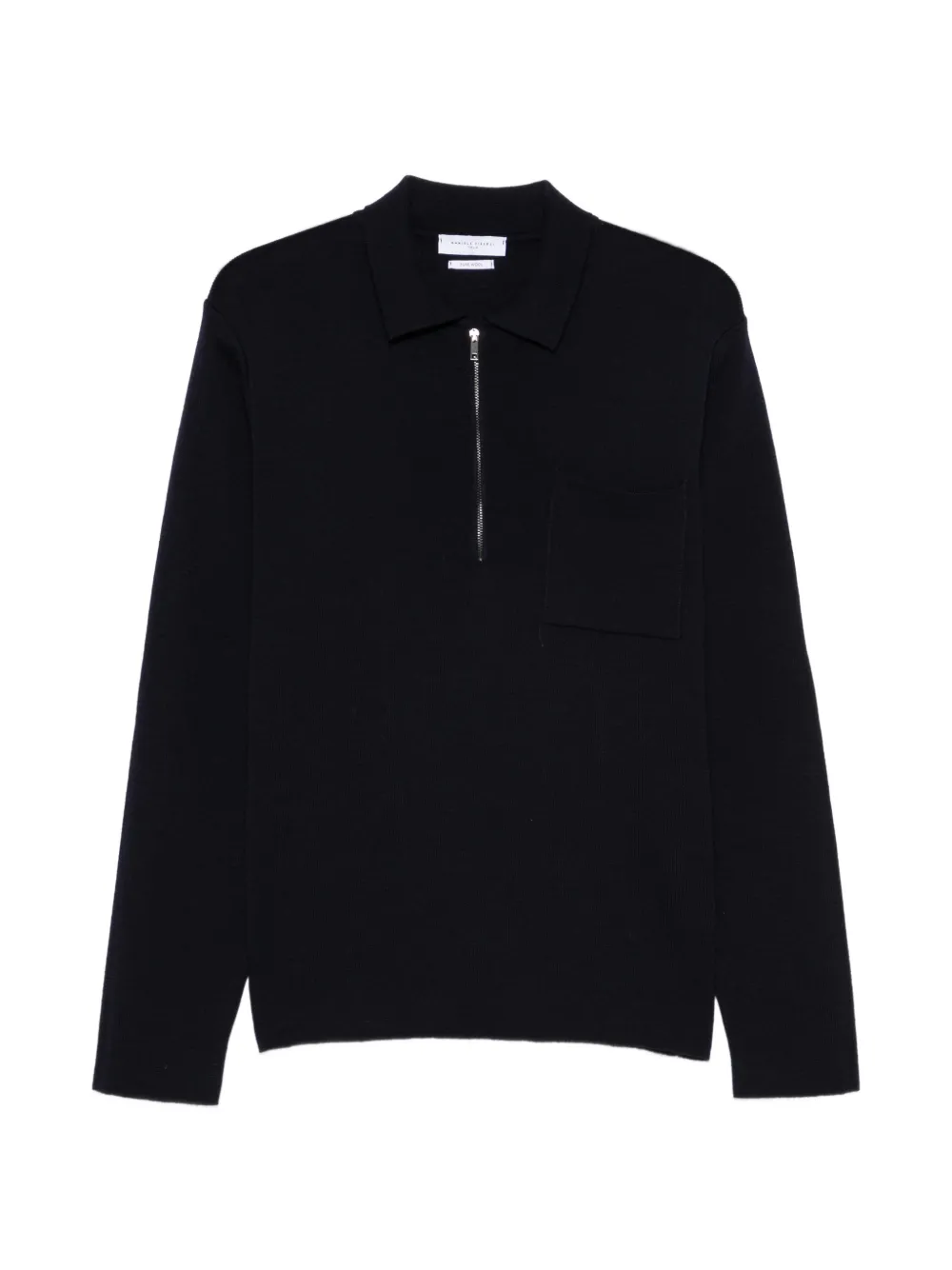Daniele Fiesoli Polo con zip - Blu