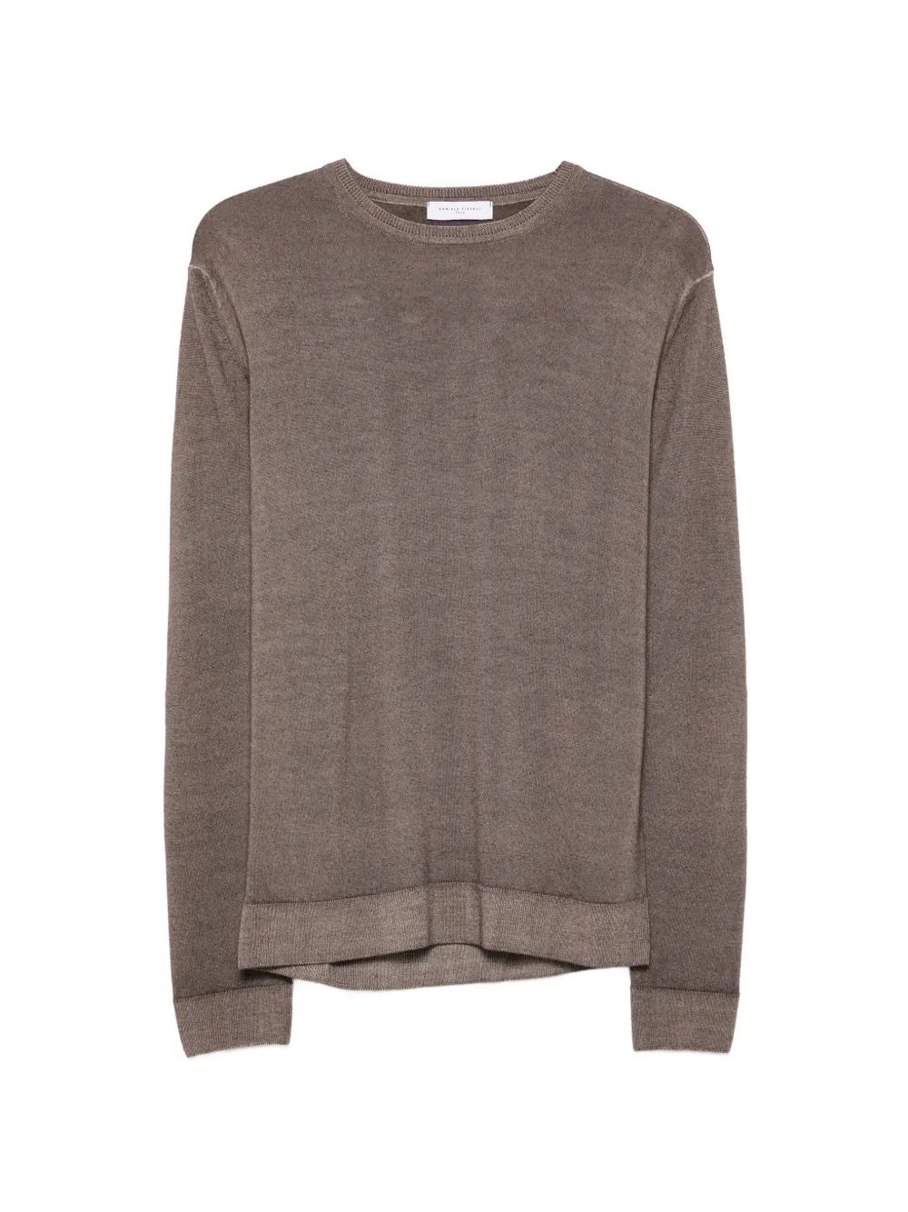 Daniele Fiesoli Pullover mit Ellenbogen-Patches - Braun
