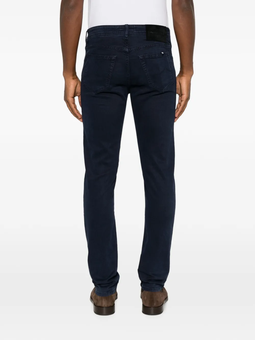 Jacob Cohën Skinny jeans met logopatch Blauw