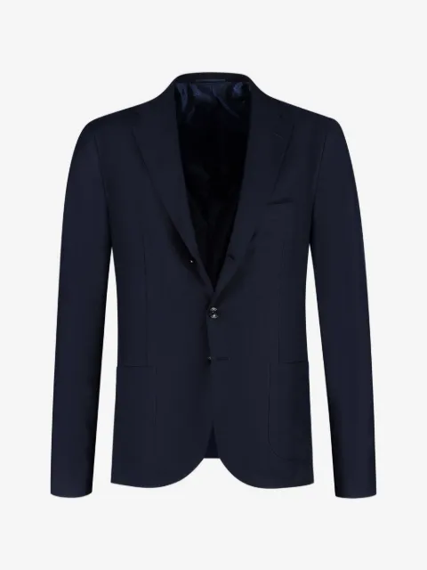 Kiton blazer con solapas de muesca